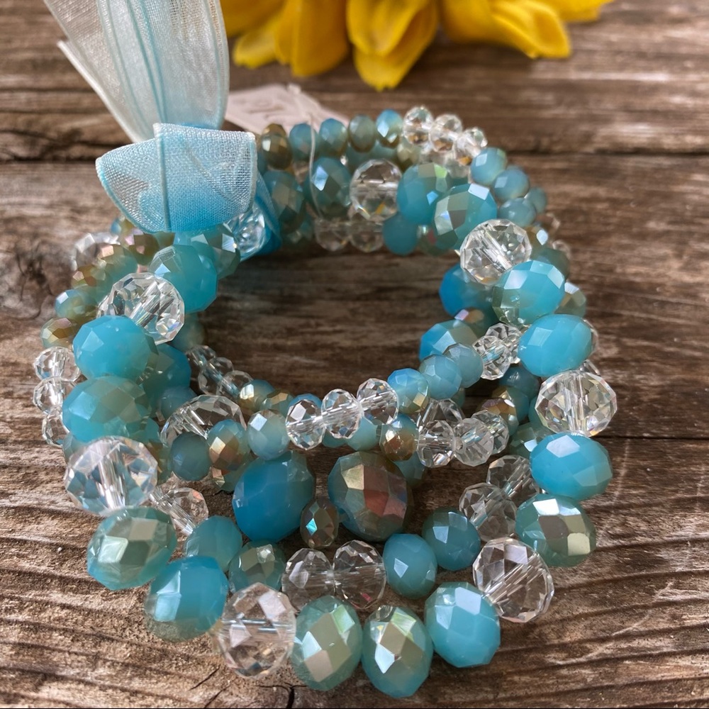 5 strand stretchy bracelet